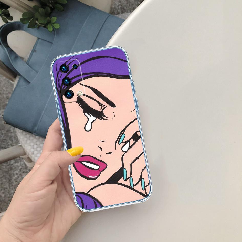 PP21 Crying Comic Girl Sad Case for Motorola G10 G20 G30 G31 G32 G34 G35 G41 G42 G50 G51 G52 G55 G60 G60S G62 G71 G72 G75