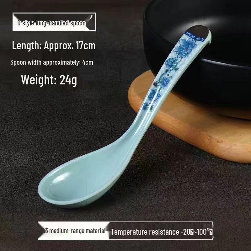 

Jijun Blue Floral Melamine Bowl