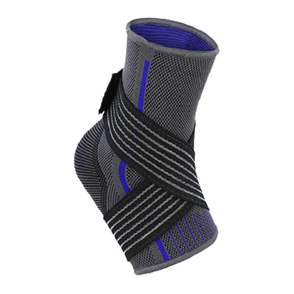 Durable And Safe 1Pcs Ankle Support Four-Sided Elastic Knitting Fish Ribbon Pressurized Fixation Protect Ankle Nylon Braided Protection Men Women