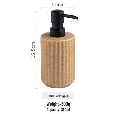 OIMG Striped Ceramic Lotion Dispenser 2-Pack