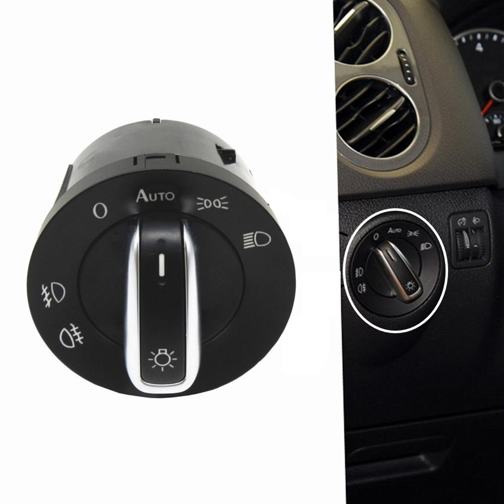 Car Headlight Control Switch Fog Lamp Knob Switch For VW AL Transporter T5 Polo Bora Golf MK4 Lupo Beetle Passat B5 Sharan
