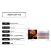 Christmas Halloween Body Paint Markers Smooth Vivid Color Waterproof Portable Face Body Graffiti Party Decor Pens