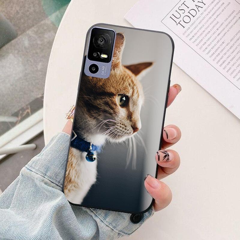 For TCL 40 R 5G Phone Case T771K astronaut Silicone Camera Protection Back Cover For TCL 40R 5G T771H Funda Coque TCL40R