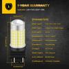 2pcs 1500 Lumens Xenon White 144-SMD 3157 3357 3457 4114 3156 T25 LED Bulbs For 2011-up Jeep Compass DRL Daytime Running Lights