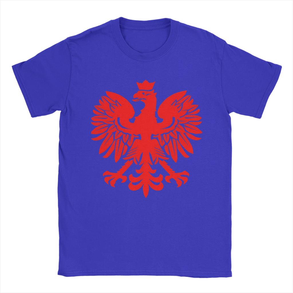 Unisexs Polish Flag Red Eagle T Shirts Cotton Clothing Summer Awesome Shortsleeved Tshirt O Neck Design Tee Shirt Big Size 6xl