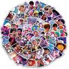 60Pcs KPop Demon Hunters Stickers KPop Demon Hunters DIY Stickers Scrapbooking Phone Luggage Skateboard Waterproof Decals