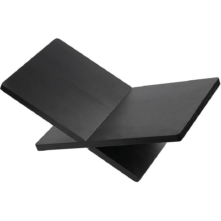 Подставка для книг для чтения - Подставка для книг из массива дерева для открытых и закрытых книг, кулинарных книг, журналов, учебников (Редвуд)