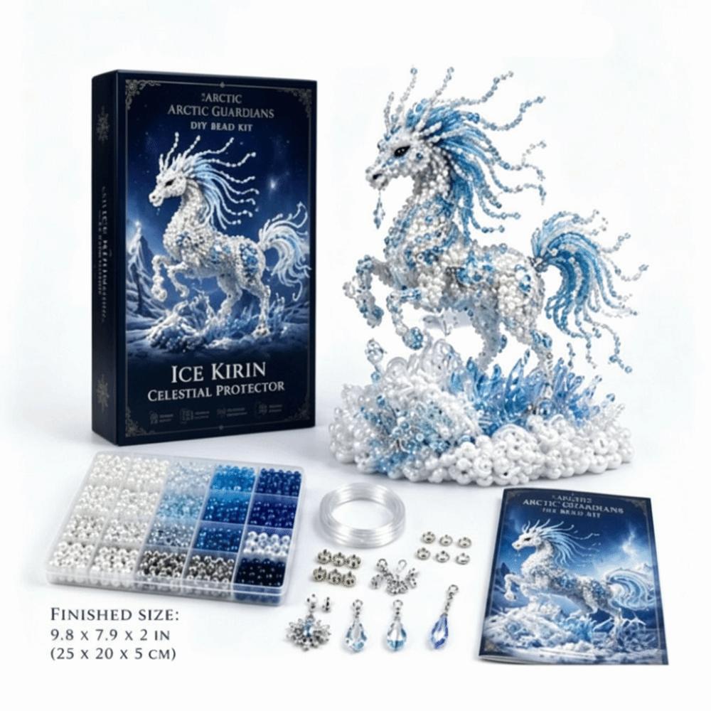 3D Design Beaded Animal Kit Creative Fun Bead Art Kit Fun DIY Beading Craft Set For Kids Style-5