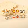 2026 European and American Creative Earrings Women, Simple Personality Cute Rabbit Earbone Stud Earrings
