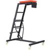 Automotive Creeper, with Adjustable Height 49.6" To 75.6", 400 LBS Capacity High Creeper, 4 Swivel Caster Wheels, Heavy Duty Foldable Creeper for Auto