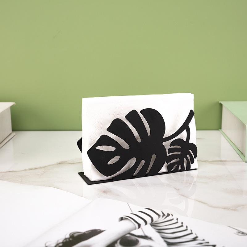 

Modern Iron Art Vertical Tissue Holder Decor