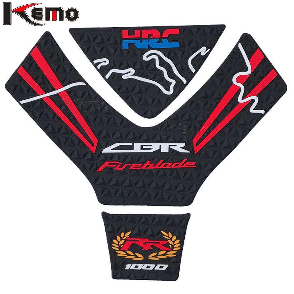 For Honda CBR1000RR CBR 1000RR CBR1000 RR 2017 2018 Motorcycle Side Decal Gas Knee Grip Protector Anti Slip Sticker Tank
