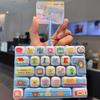 26 Key Keyboard Fidget Toy Stress Release Cute Backpack Pendant Gift for School Students
