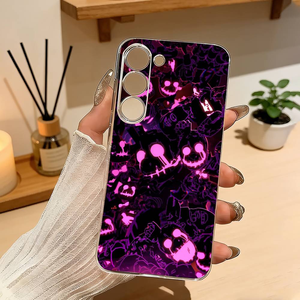 Five N-Nights At F-Freddys Fnaf Phone Case For Samsung Galaxy A71,A70,A52,A51,A40,A30 Transparent Cover