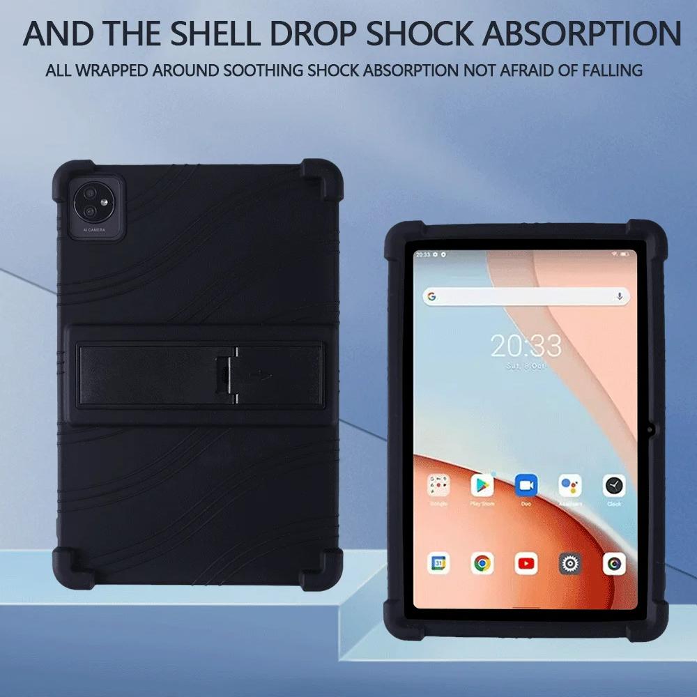 4 Thicken Cornors Silicon Cover with Kickstand For Blackview Tab 30 70 8 7 WiFi Case 10.1" Tablet PC Shockproof Protector Funda
