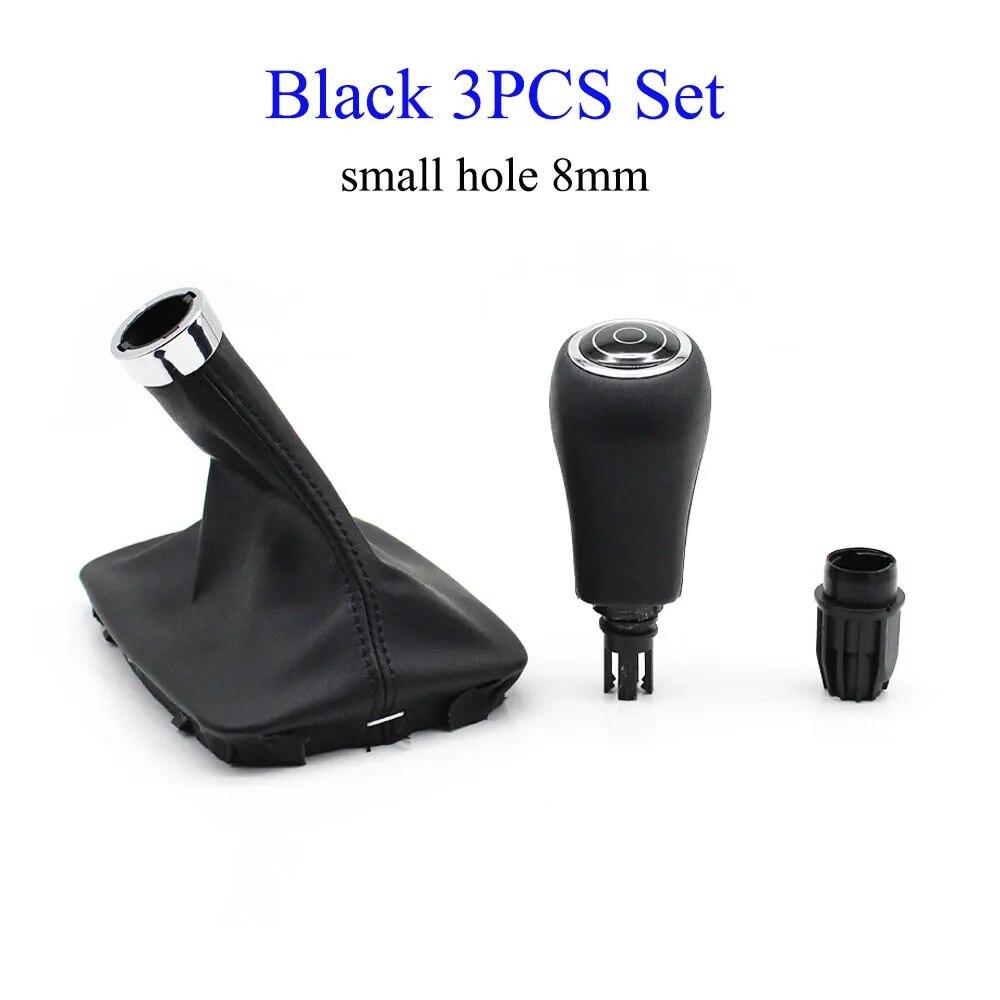 Black Gray Moka Gear Shift Knob Leather Boot Lever Replacement For BENZ C E GLK AMG W204 W212 W207 X204 C204 C63 C300 C250 C350