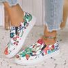 Móda 2024 Vysoce kvalitní dámské boty Plus Size Dámské ploché boty Módní potisky Casual Flat Boots Nové kulaté špičky Ploché nízké podpatky Zapatos