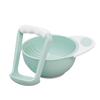 2Pcs/Set Manual Baby Food Fruit Masher Bowl Grinder Grinding Rod Feeding