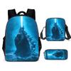 Shoulder Anime Cartoon Bag Pencil Case Kids School Pack For Daily Use