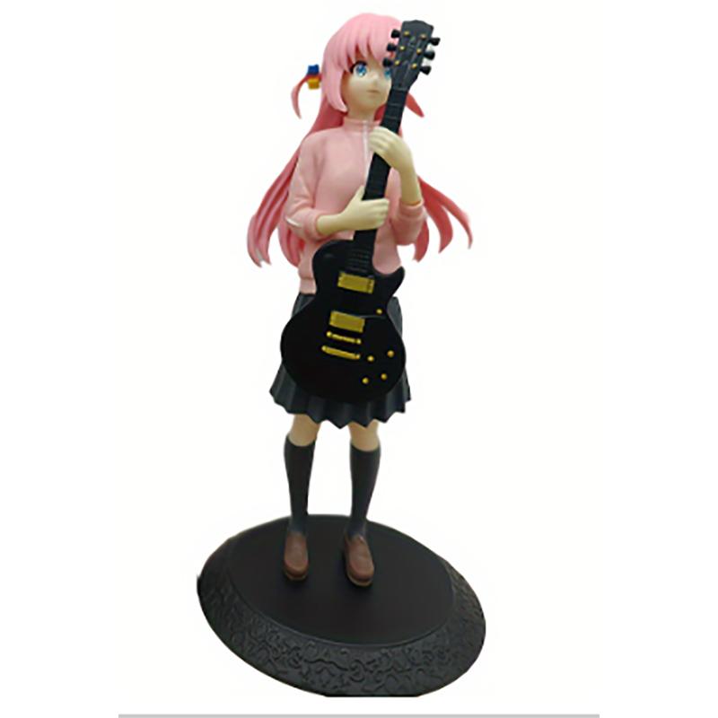 15CM Anime Bocchi the Rock! Gotou Hitori Figure Guitar Performance Scene Model Toy Gift Collection Decoration Action Model PVC No box