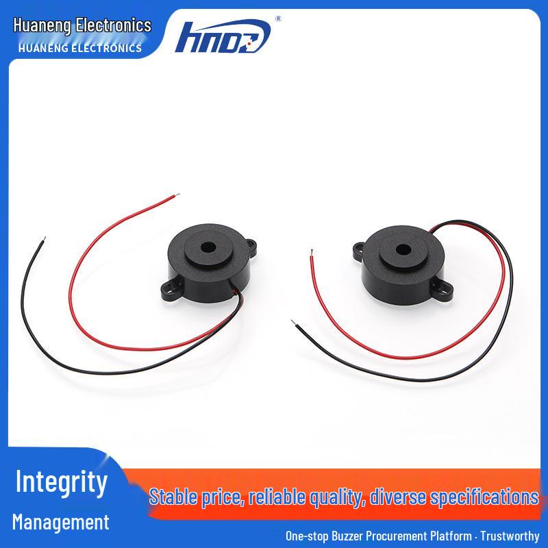 12V/24V Continuous Sound Piezoelectric Buzzer HND-3215 Alarm Toy