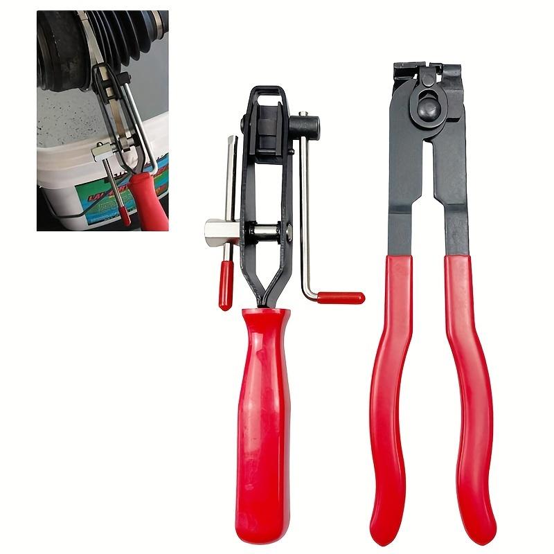 

Набор из 2 шт. плоскогубцев для хомутов пыльников ШРУСа, Набор инструментов для хомутов пыльников ШРУСа, Плоскогубцы для хомутов шлангов и Плоскогубцы для хомутов с ушками для большинства автомобилей One Size красный