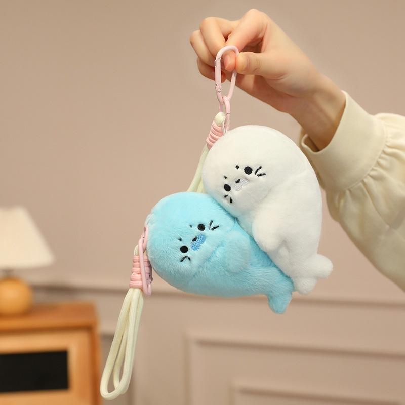 Couple ,Cartoon Ocean Magnetic Plush Gift for Valentine's Day Girlfriend Boyfriend,Sweethearts Bag Charm Bag Charm