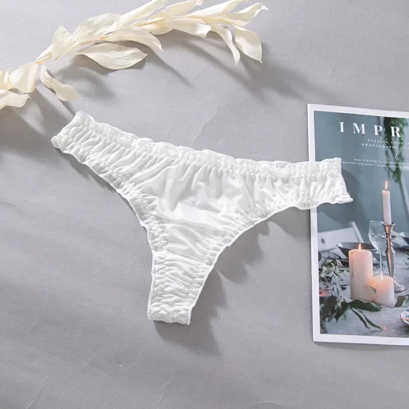 G-String Women's Panties Seamless Perspective Underwear Women See-Through Thong Underpants Intimates Lingerie