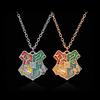 Cartoon Witchcraft Badge Pendant Necklace Jewelry Accessories