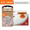 Battery For Hearing Aids A13 13A 13 P13 PR48 RAYOVAC PEAK Zinc Air 13/A13 Mini Batteries For Sound Amplifier 60 PCS A312 A10 A675