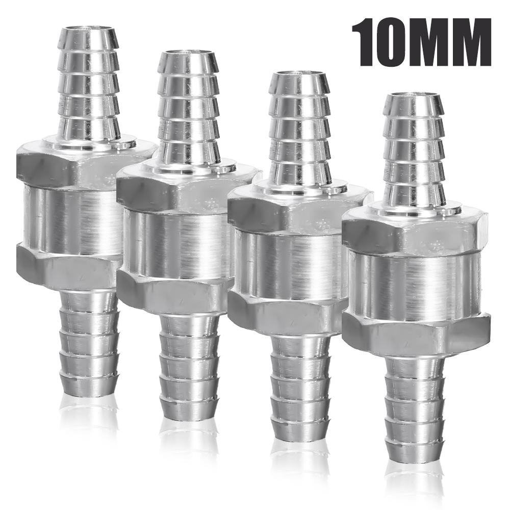 Araba Tek Yönlü Kontrol Vanası 6/8/10/12MM Yağ Besleme Bağlantısı El Pompası Alüminyum Alaşımlı Yakıt Geri Dönüşsüz Kontrol Vanası Peugeot Renault için