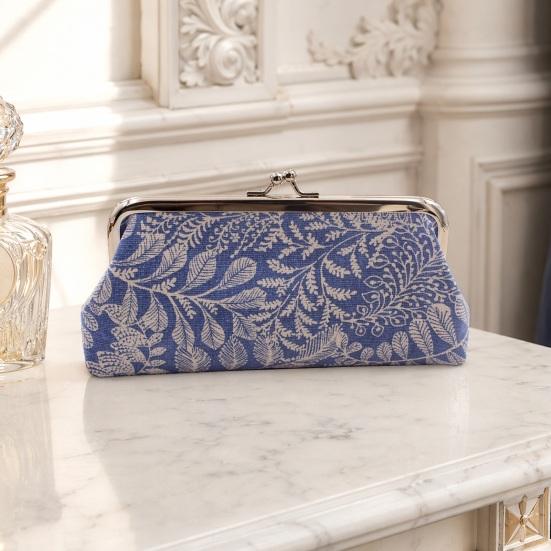 Coin Purse with Kiss-lock Closure