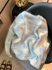 Blue Beaded Sequin Sweater Women's Fall/Winter Casual Knitwear