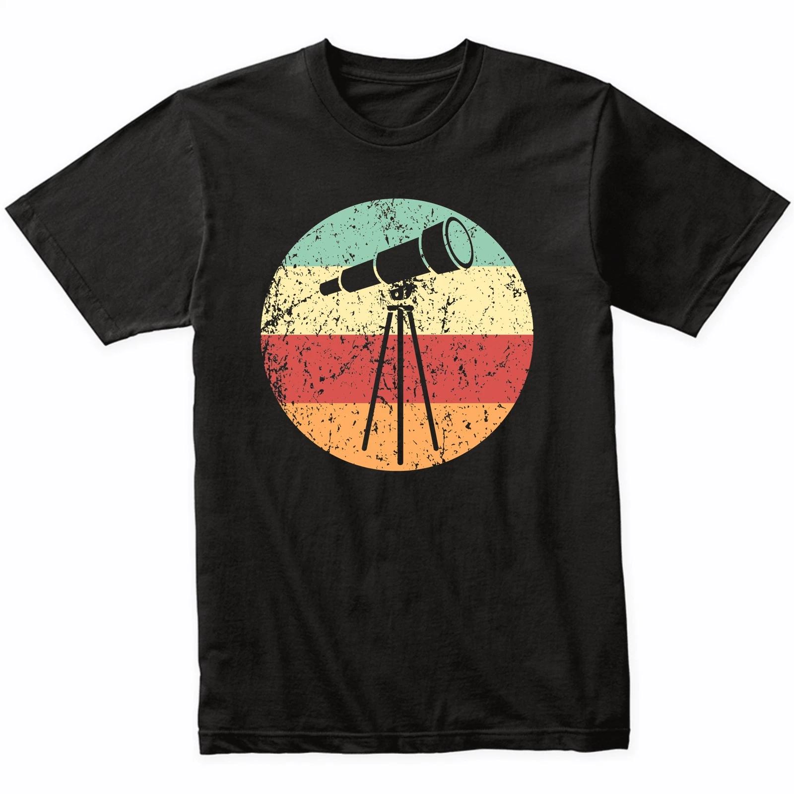 

Space Science Telescope Retro Astronomy Astronomer T-Shirt - Retro Colors 4XL