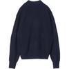 Nike Solid Color Loose Sports Casual Knit Pullover Long Sleeve Sweater Men Tops Obsidian FN3119-451