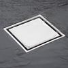 15x15 Odor-Proof Invisible Floor Drain, 304 Stainless Steel, Concealed for Bathroom or Shower Room