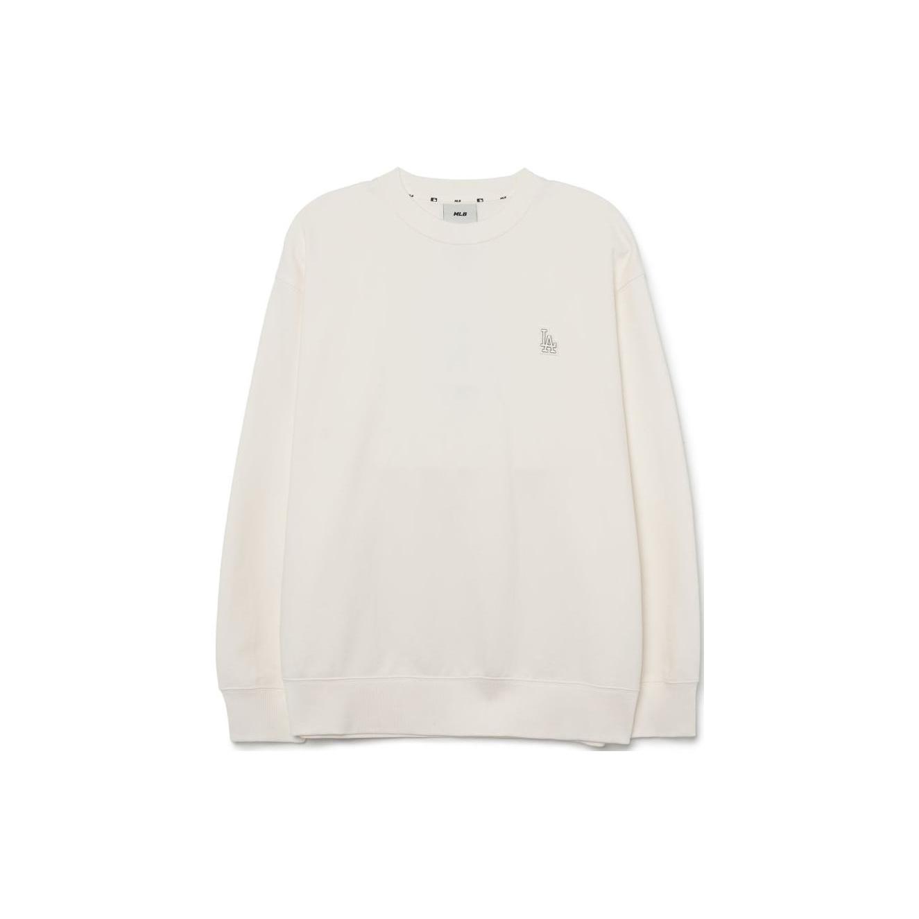MLB Sweatshirts Unisex Cream Crew Neck Moderate Regular 3AMTB0131-07CRS XS