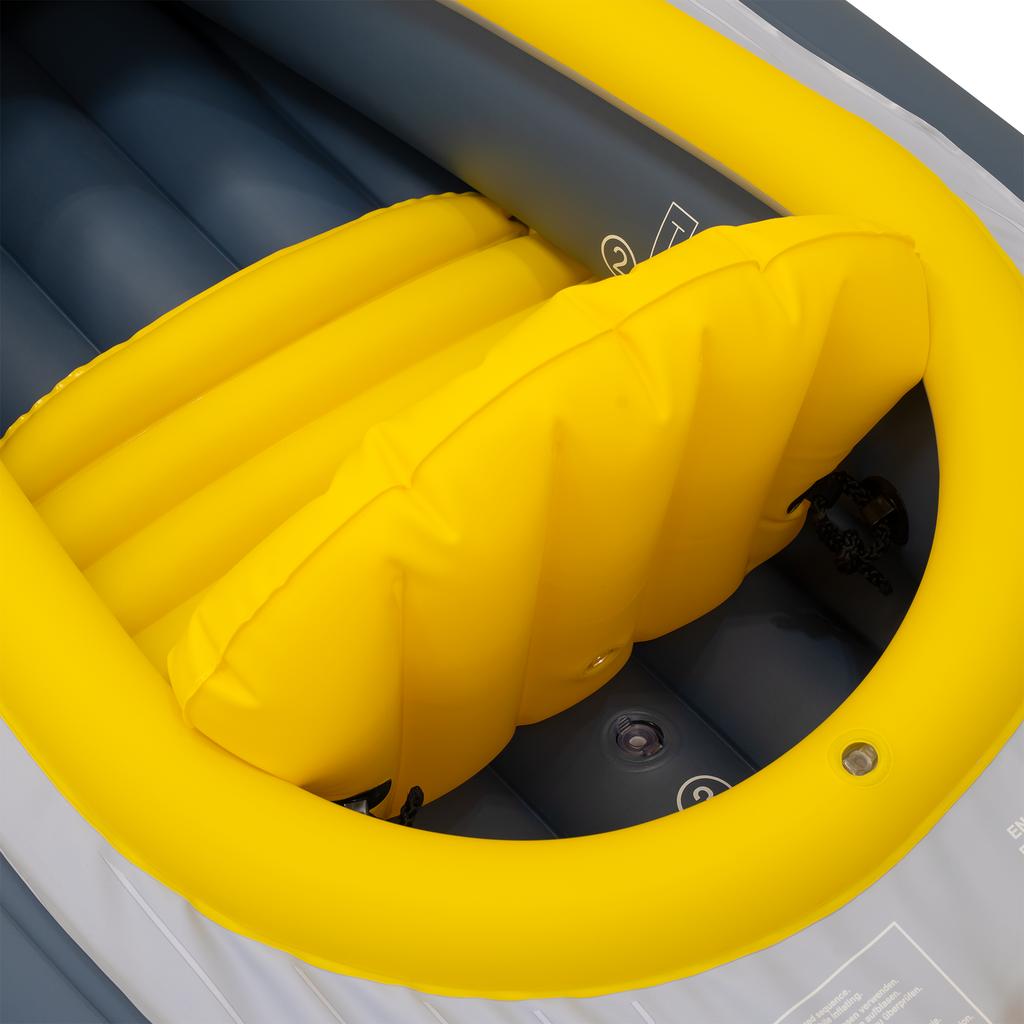 Inflatable Kayak Dinghy Tourist Rebel Paddle Pump Seat