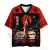 Kitsune Runner Motorcycle Style Jersey Japanese Culture Shirt Fashion Y2K Top Retro Punk T-shirt Summer Men Women Beach T-shirt