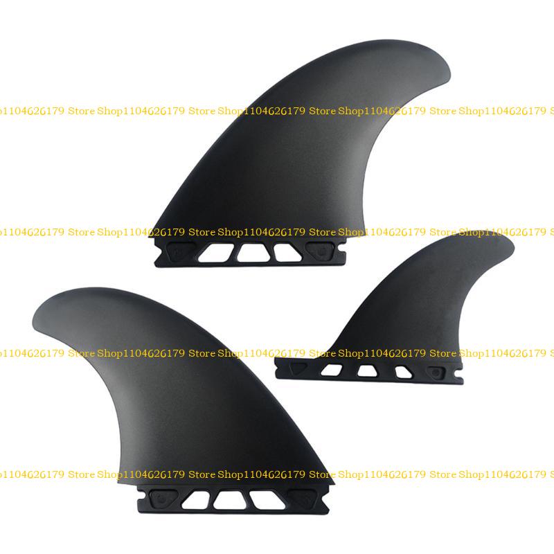 A1A2 3Pcs Surfs Fin Set Replacement High Performances Surfboards Thruster Fin PVC Reinforced Surfs Fin Easy Installation
