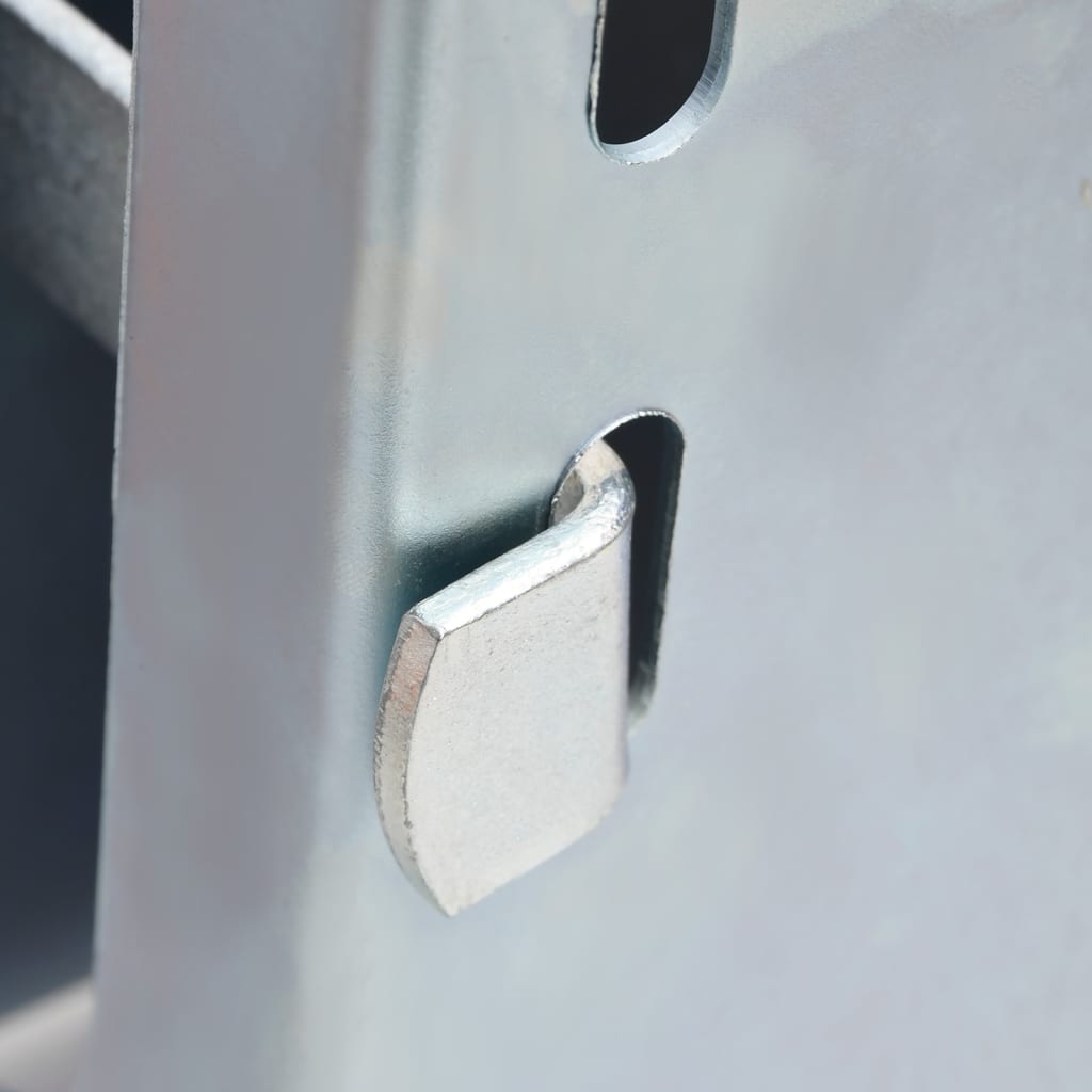 Trailer Lock Silver 11 X 11 X 23.5 Cm Steel