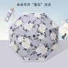 Manual Umbrella, Folding Umbrella, Thickened and Reinforced Weather and Rain Dual-purpose Women's Sunscreen Umbrella, UV-proof Sun Umbrella, Portable