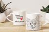 Chihuahua Long-haired - Cup with a Dog, Adorable Cup with a Heart-shaped Handle, Universal Gift from the Art-Dog Brand
