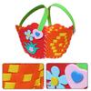 DIY Cute Flower Handmade Craft Kids Children Creative Toy Braided Storage Basket