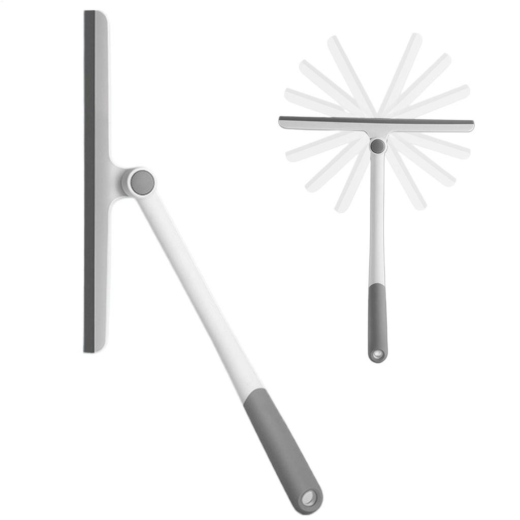Silicone Shower Scraper Cleaner Bathrooms Multi-purpose Squeegee Glass Clean Floor Window Cleaning Tool Household Water Wiper