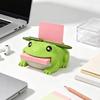 Cute Frog Shape Frog Desk Organizer Matte Finish Memo Holder Durable Pen Rest Slot  Desk Decor