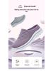 Women's Summer Breathable Slip-On Slippers - Soft Sole, Comfortable, Fashionable, Odor-Free Half Shoes