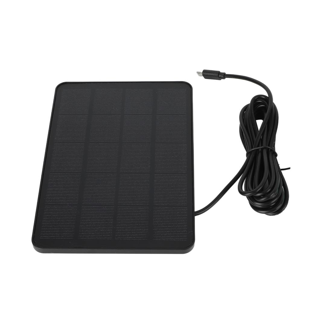 Solar Panel Charger 4W 5V High Conversion Rate Portable Outdoor Waterproof Solar Panel for Low Power Appliances
