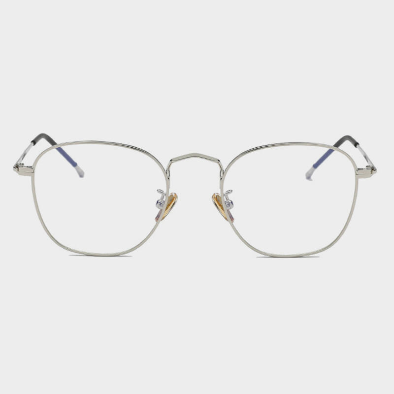 NeoRetro B8804 C2 Silver Blue Light Blocking Glasses none