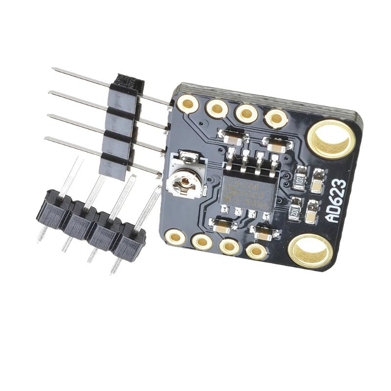 Adjustable Gains Electric Amplifiers Module Single Power Supply Accuracy Signal Amplification for Sensors Data Acquisition
